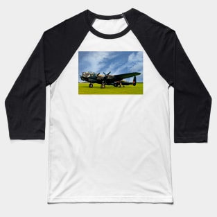 RAF Lancaster Bomber Baseball T-Shirt